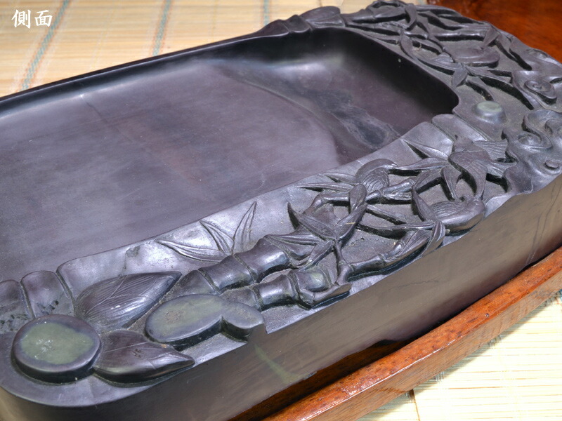 ○中国 端渓廻紋硯 端渓 硯 石紋 文房四寶○ 端渓硯 硯 新古