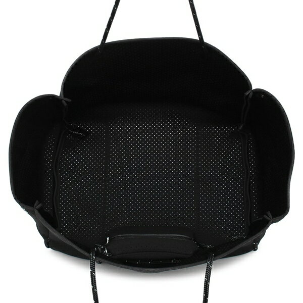 ステイトオブエスケープ トートバッグ ポーチ付 ブラック 大容量 A4可