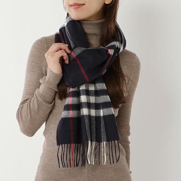 楽天市場】BURBERRY バーバリー マフラー カシミヤ バーバリーチェック