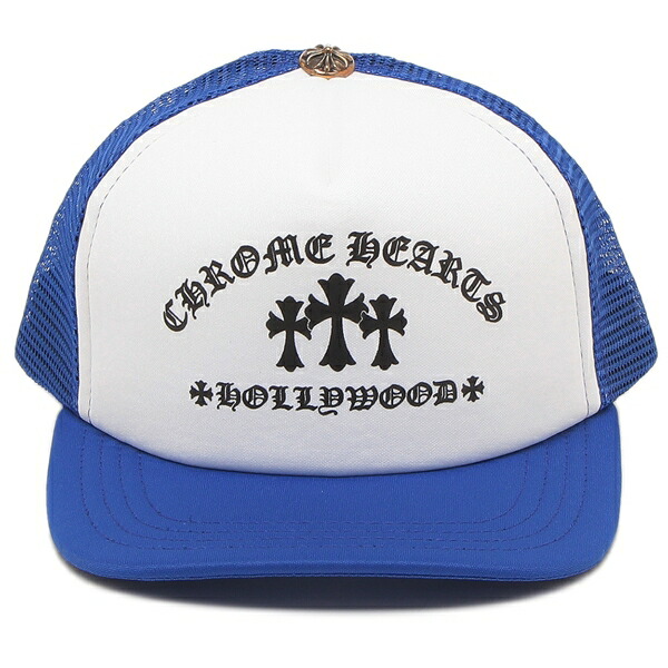 楽天市場】クロムハーツ 帽子 メッシュキャップ ブルー メンズ CHROME