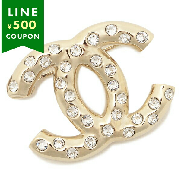 シャネルリスブローチゴールドラメ