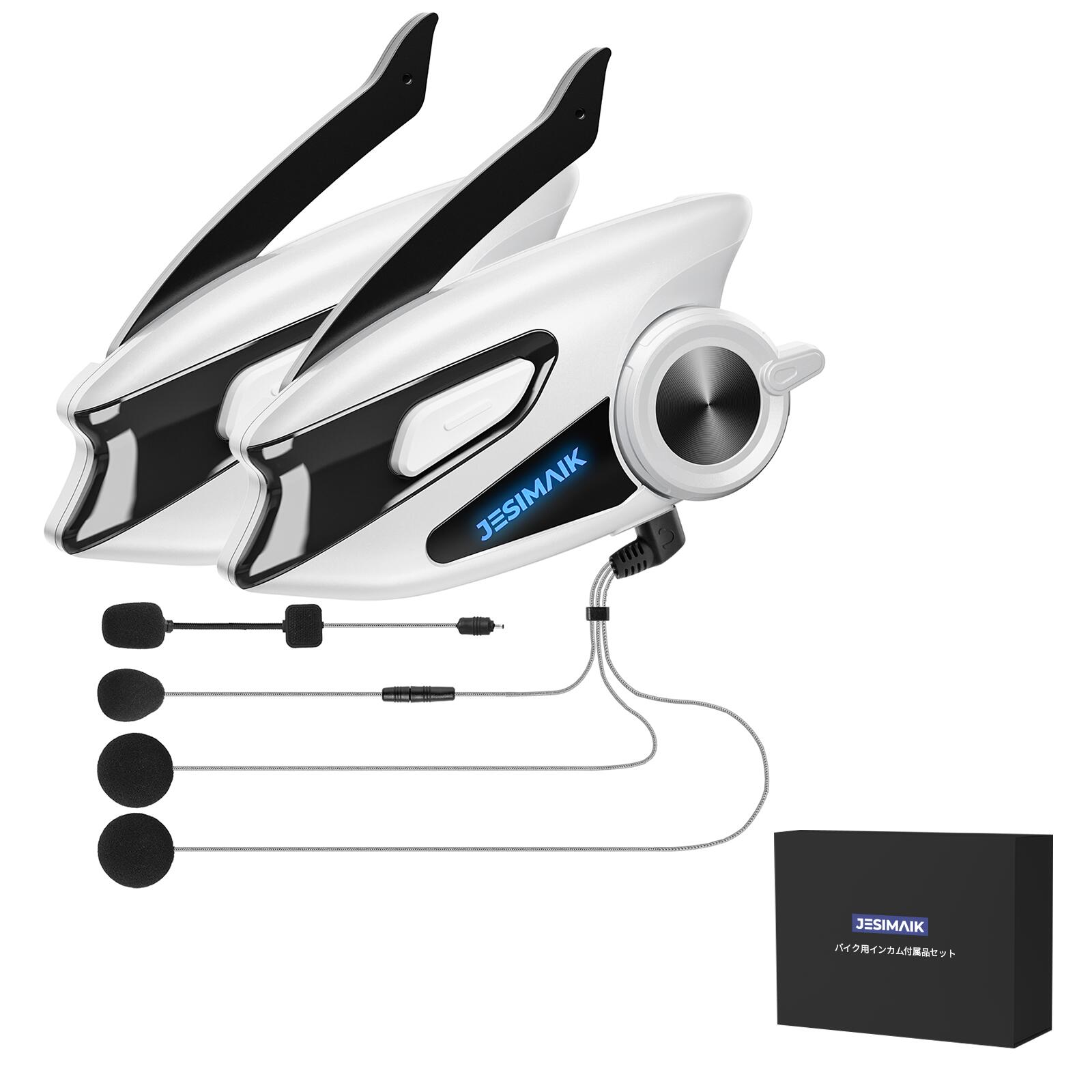 JESIMAIK バイク インカム H6 バイク用インカム 音楽 通話 ノイズ低