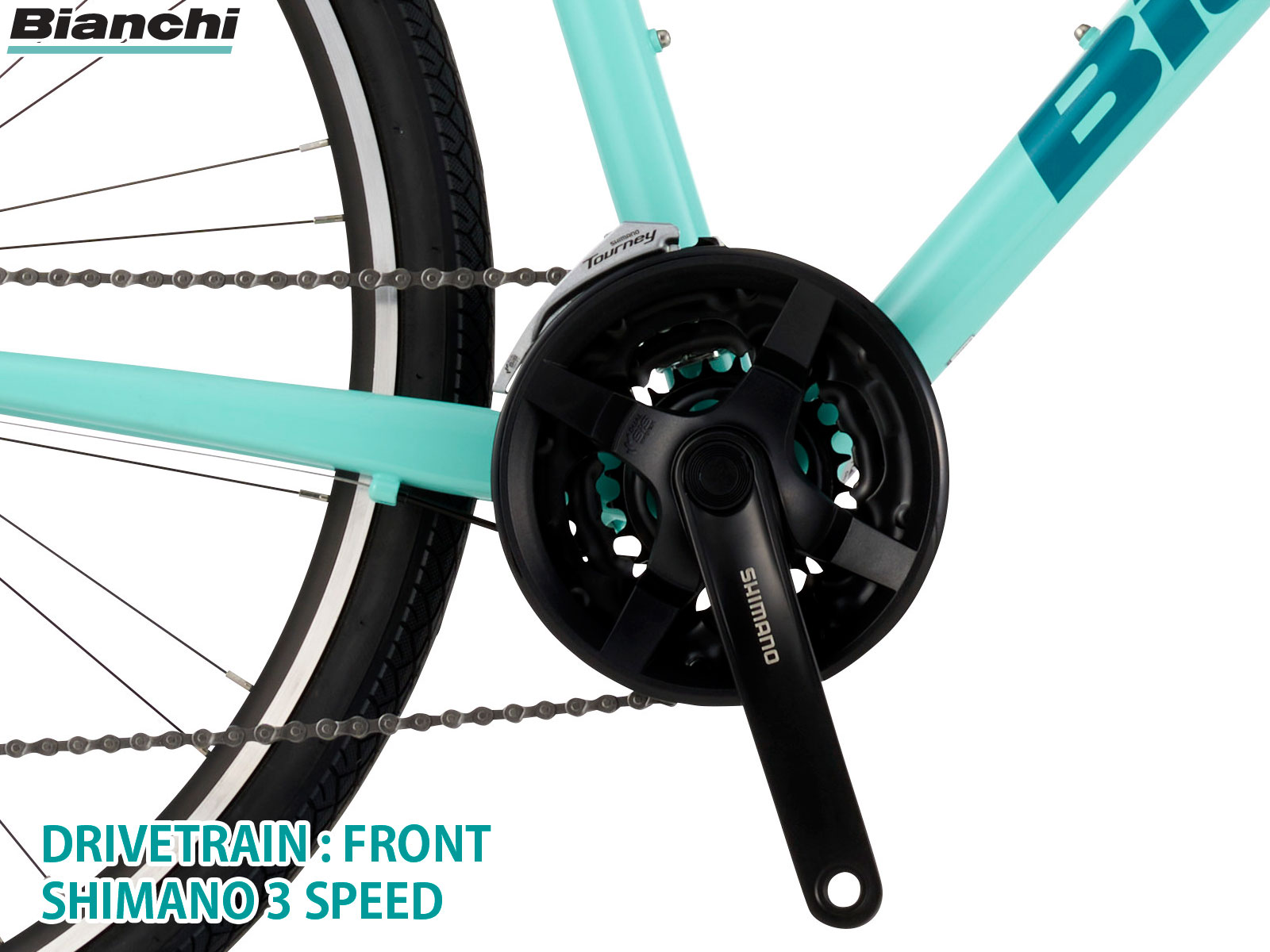 ビアンキ C.Sport クロスバイク ブラック 43サイズ 定価7万値下げ