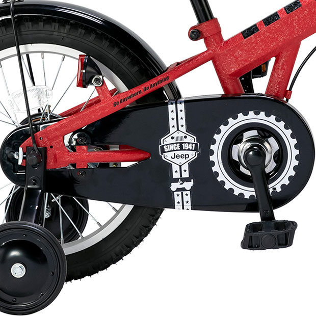 33】引き取り価格 子供車 Jeep レッド 16インチ シングル 33】引き取り