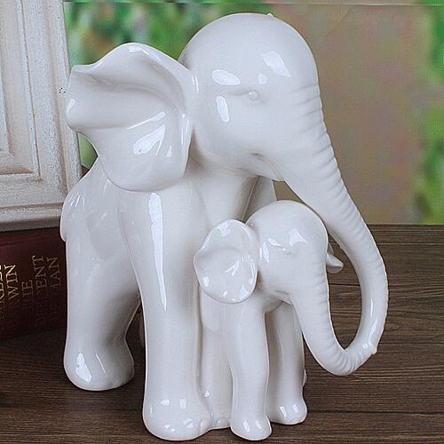 楽天市場】象 置物 陶器 ゾウ ぞう 親子 象の置物 アニマル 動物