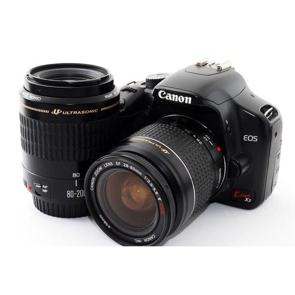入門機に人気】Canon EOS Kiss X7 ダブルレンズセット S数少 CANON EOS