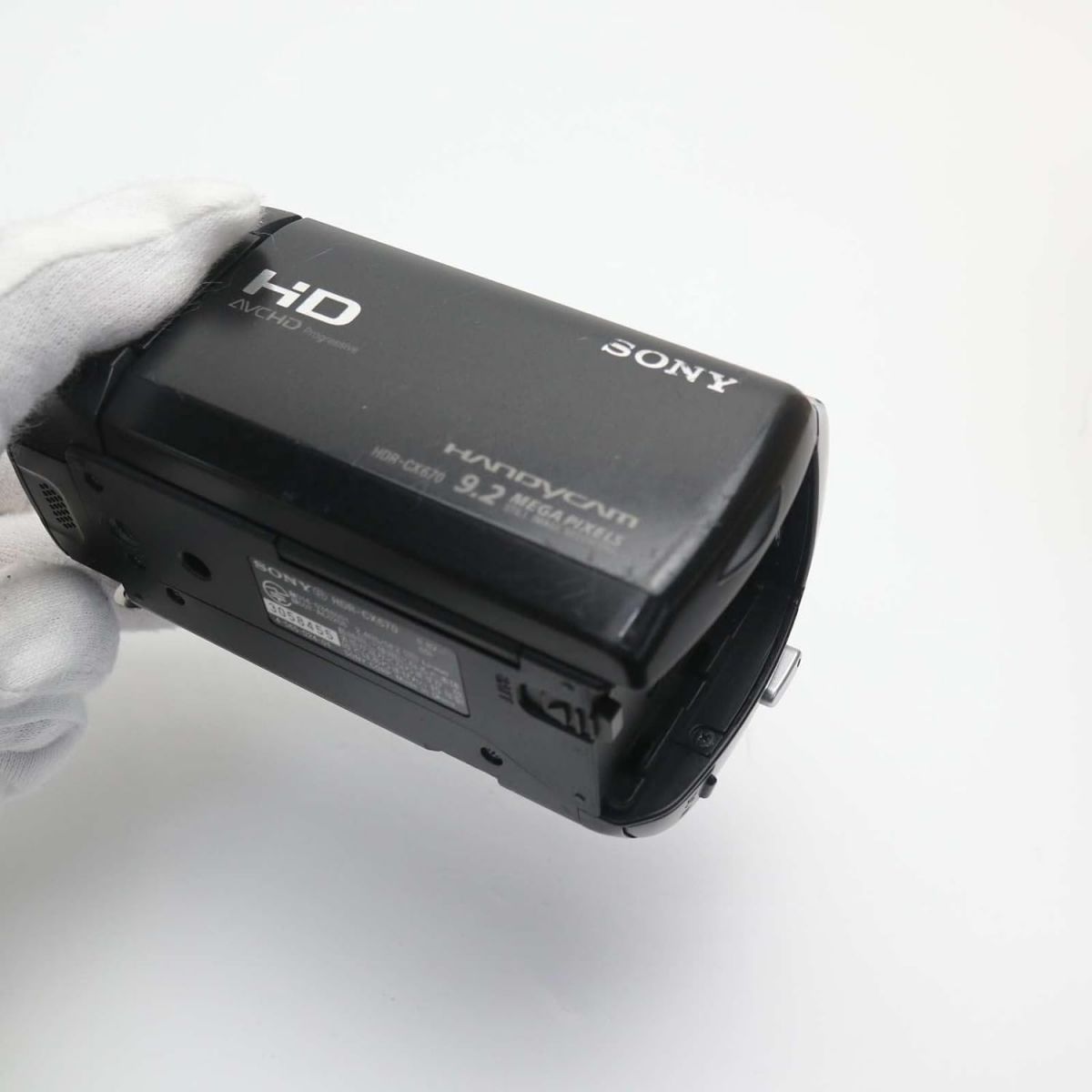 楽天市場】【中古】SONY HDビデオカメラ Handycam HDR-CX670 ブラック
