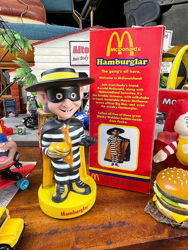 レア ビンテージ マクドナルド ハンバーグラー パペット ヘッド