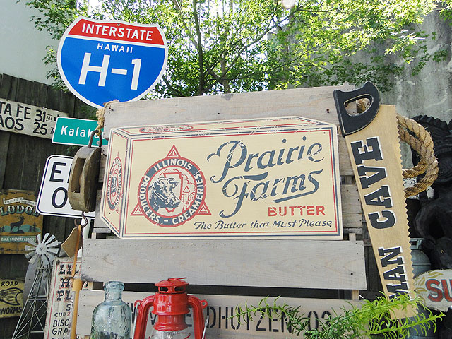 楽天市場】昔のアドバタイジング ウッドサイン （プレーリーファーム