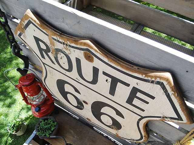 楽天市場】ルート66 ロードサイン木製看板 アメリカン雑貨 アメリカ