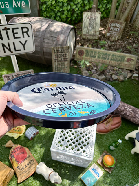 楽天市場】コロナビール パブトレイ （パームツリー＆ビーチ