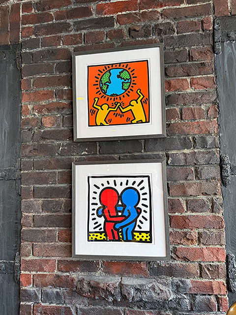 楽天市場】キース・ヘリング アートフレーム （Untitled,world） 木製