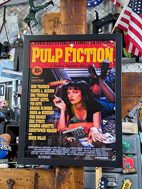 楽天市場】映画 パルプフィクション フレームアート （劇場ポスター