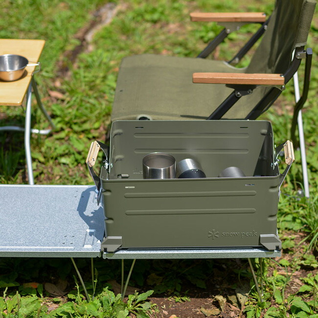楽天市場】スノーピーク シェルフコンテナ25 オリーブドラブ snow peak