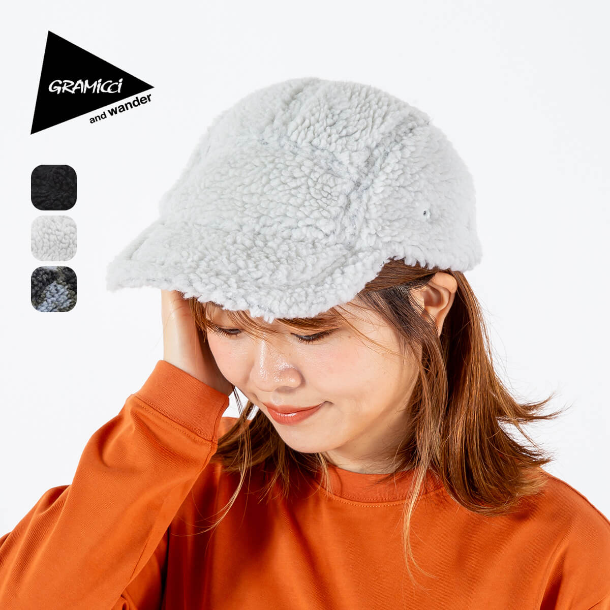 楽天市場】グラミチ×アンドワンダー JQテープフリースキャップ