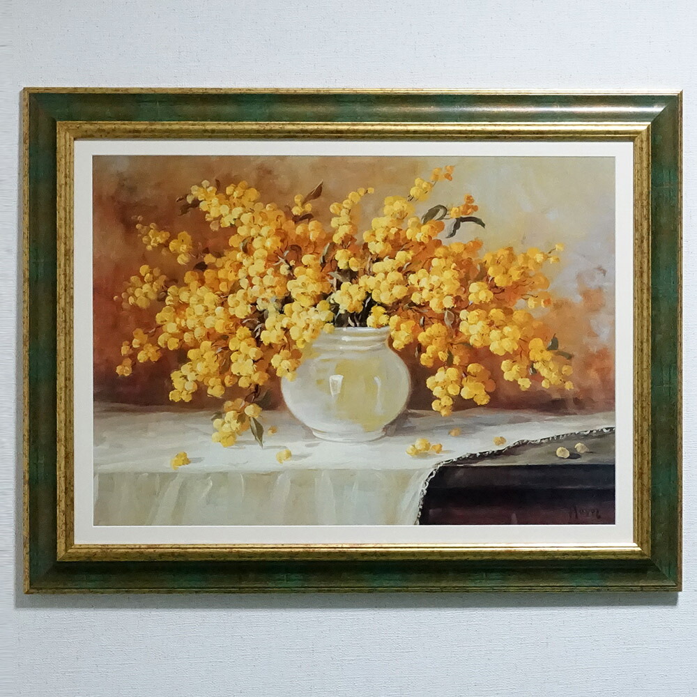 セール！ イタリア 額絵 アート新品 フレーム ピオニー モダン 44772