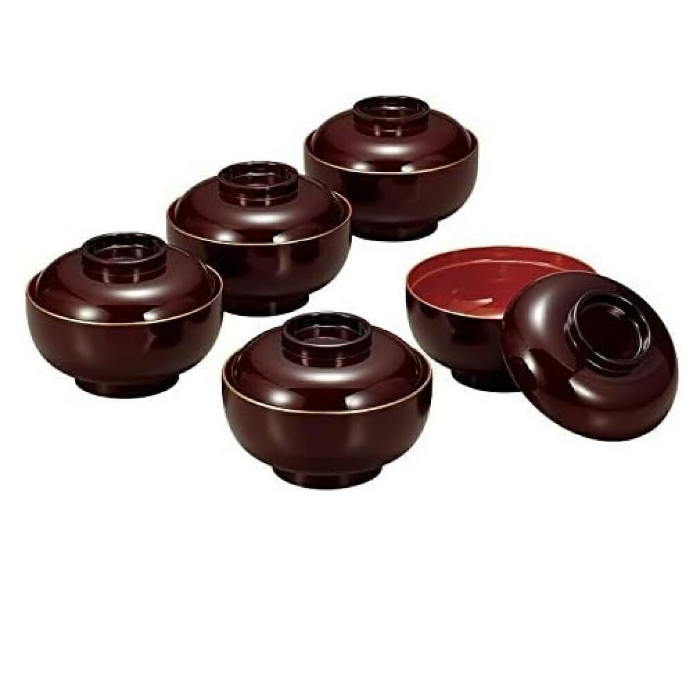 レア物、高級木製本漆塗り吸い物椀、お雑煮椀 5人前 楽天市場】雑煮椀