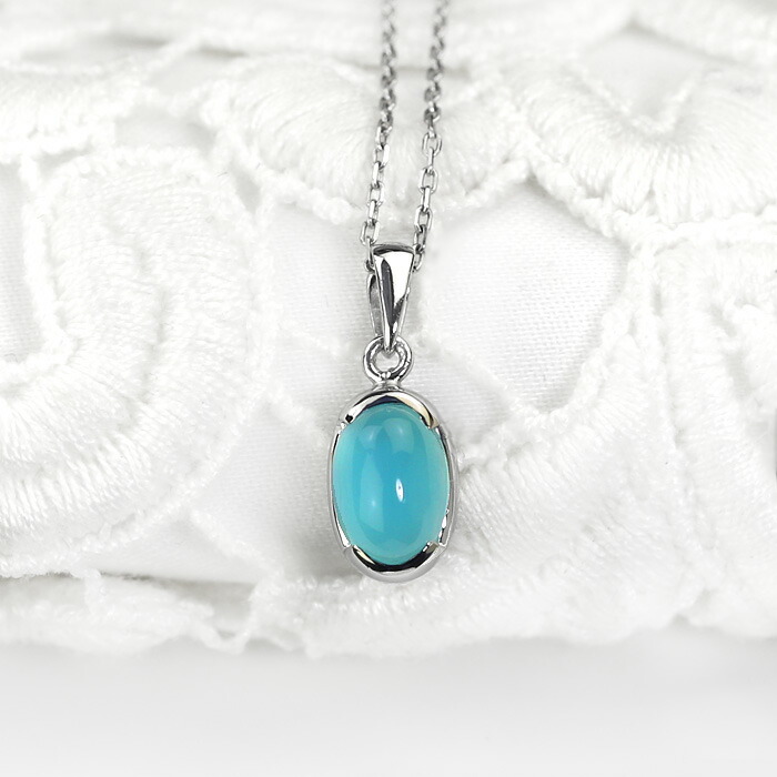 楽天市場】Ptカルセドニープラチナペンダントトップ（0.86ctUPオーバル