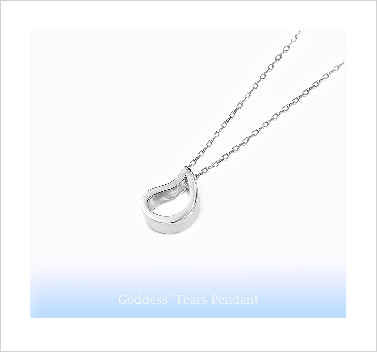 プラチナPt900 ティアドロップ ペンダントトップ チャーム 刻印あり