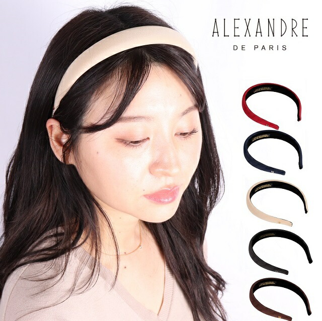 楽天市場】ALEXANDRE DE PARIS ベロアカチューシャ カチューシャ