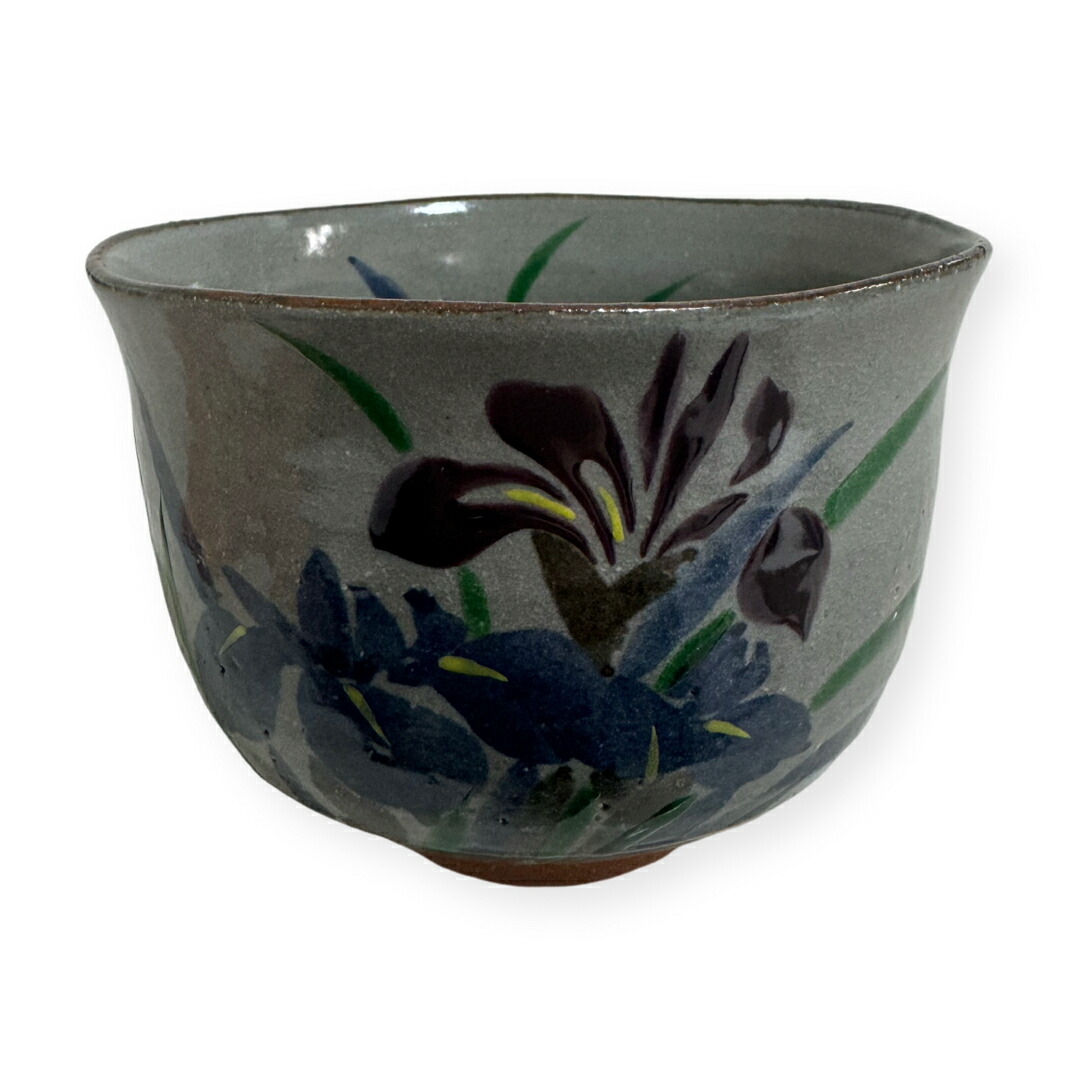 茶道具 京焼 富士山絵 黒楽茶碗 時代箱付 V R5908 【公式通販】