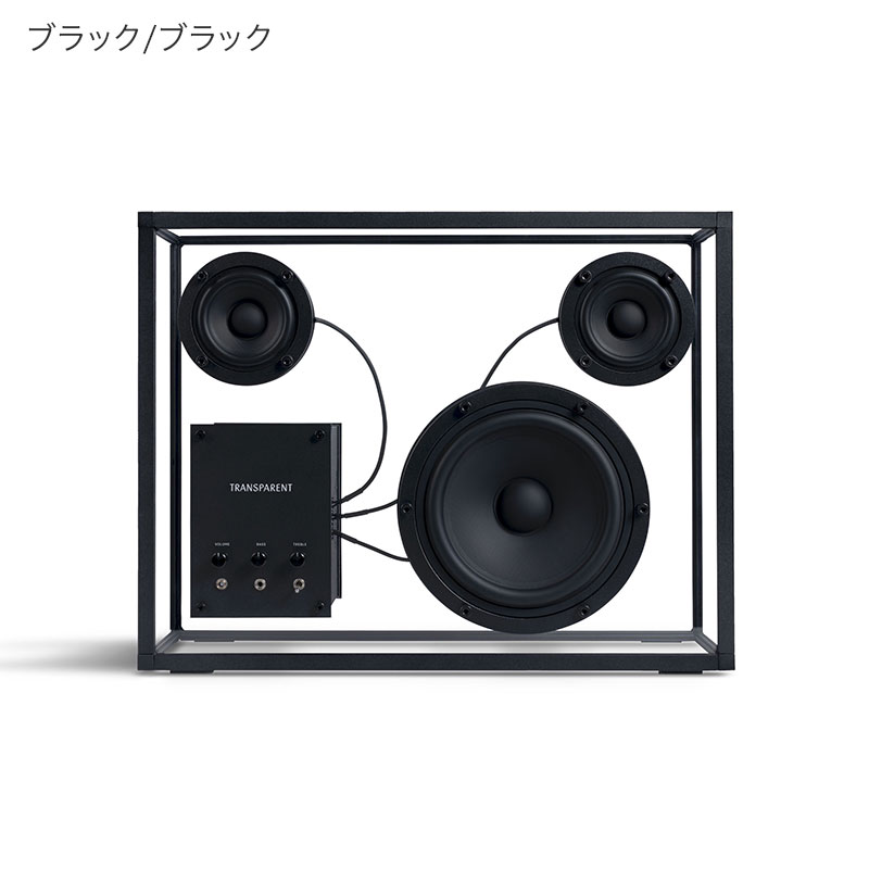 楽天市場】トランスペアレント スピーカー ブラック ホワイト レッド