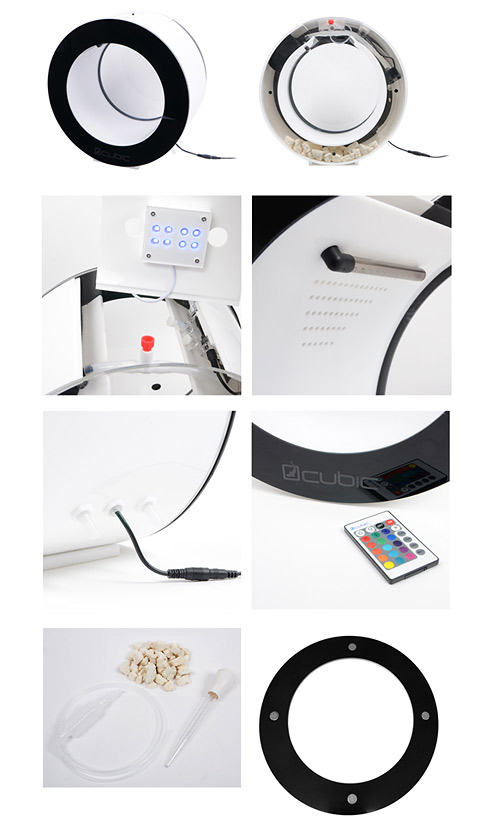 にこちゃんさんさ専用キュービック クラゲ水槽 オービット20