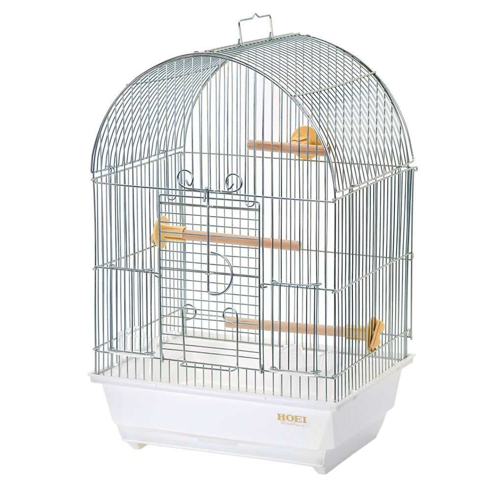 アーチ型金属製鳥かご キャスター付き アーチ型金属製鳥かご