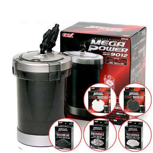 楽天市場】外部フィルター メガパワー 9012＋ろ材5種セット 水槽