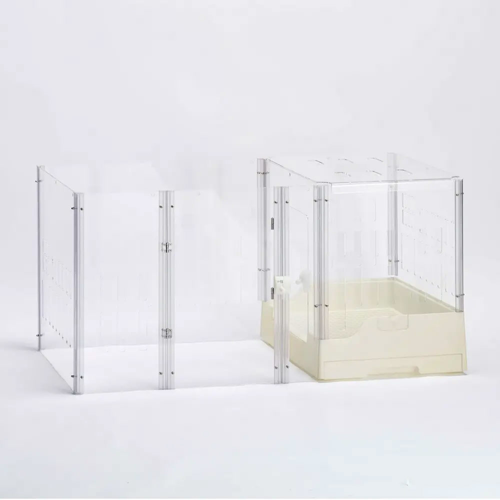 楽天市場】GEX ラビング クリアメゾン 120 本体＆拡張セット