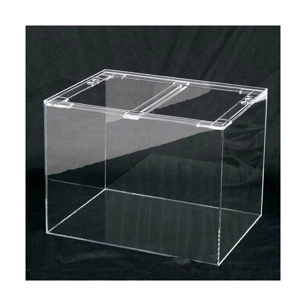 アクリル水槽 底透明青 W1200 D600 H450 ワンオフ 佐川急便発送