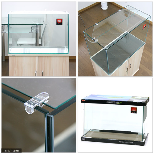 楽天市場】GEX ガラス水槽 グラステリア600 （60×30×40