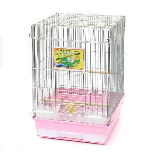 楽天市場】鳥かご HOEI 35手のりG ピンク （37×41．5×54