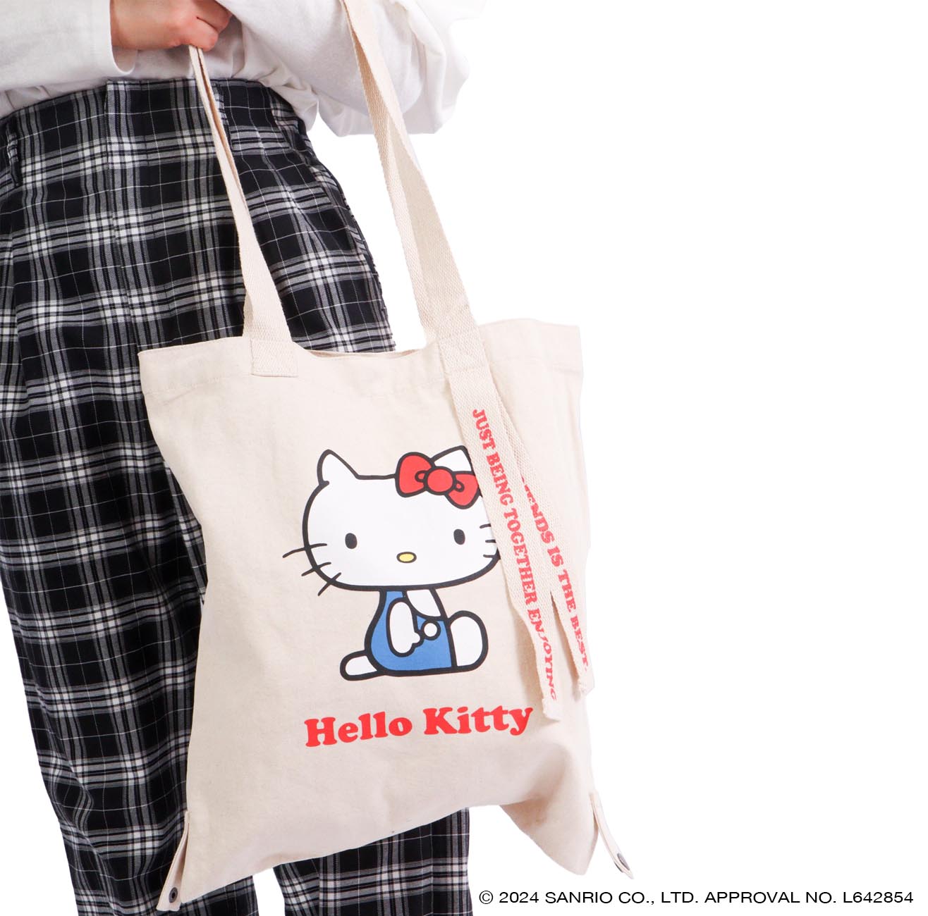 楽天市場】ハロー キティ トート バケット バッグ 2WAY お買い物袋