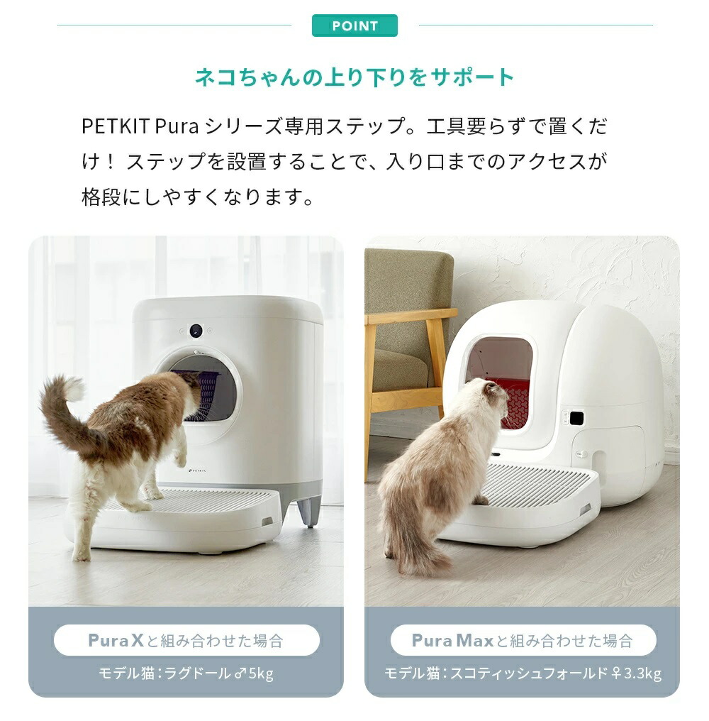 猫用トイレ cat litter robot open air 専用ステップ キャットロボット