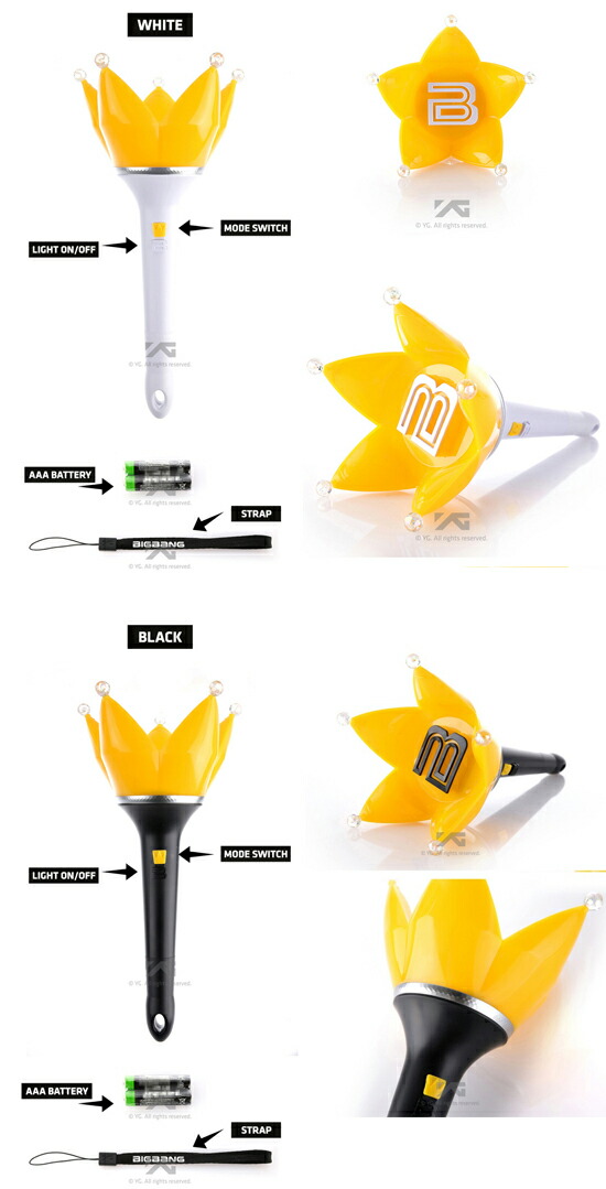 楽天市場】BIGBANG 公式ペンライトVer.4 bigbang 公式グッズ