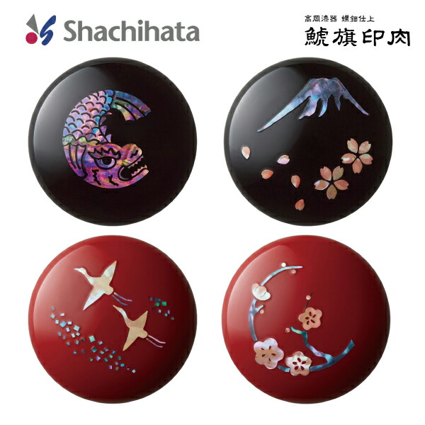 楽天市場】【数量限定】シヤチハタ 高岡漆器 螺鈿仕上 鯱旗印肉 50号