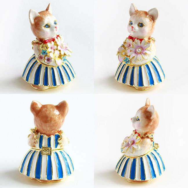 希少♦️猫脚 ロココ アンティークジュエリーボックス♦️気品ある