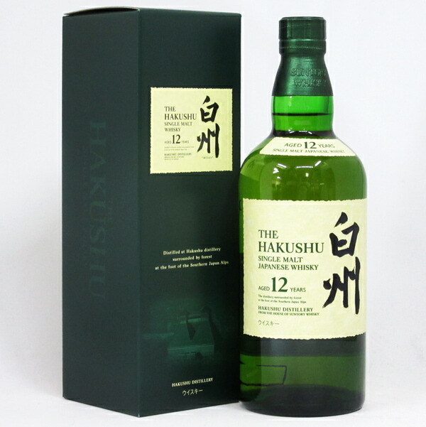 サントリー 白州12年ウイスキー 旧ボトル 6本 化粧箱付き サントリー