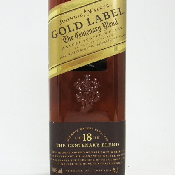 楽天市場】【レトロ】ジョニーウォーカー18年 ゴールドラベル