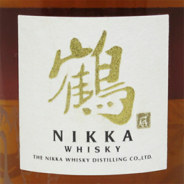 楽天市場】【レトロ：スリムボトル】鶴 透明瓶 43度 700ml （箱なし