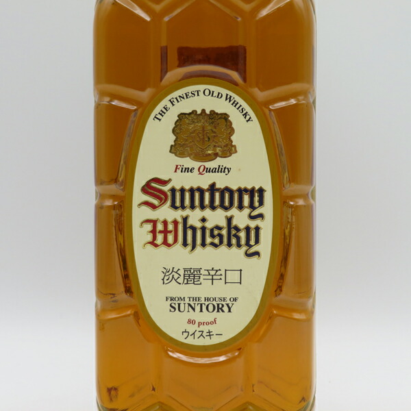楽天市場】【レトロ】サントリーウイスキー 白角 〔淡麗辛口〕 40度