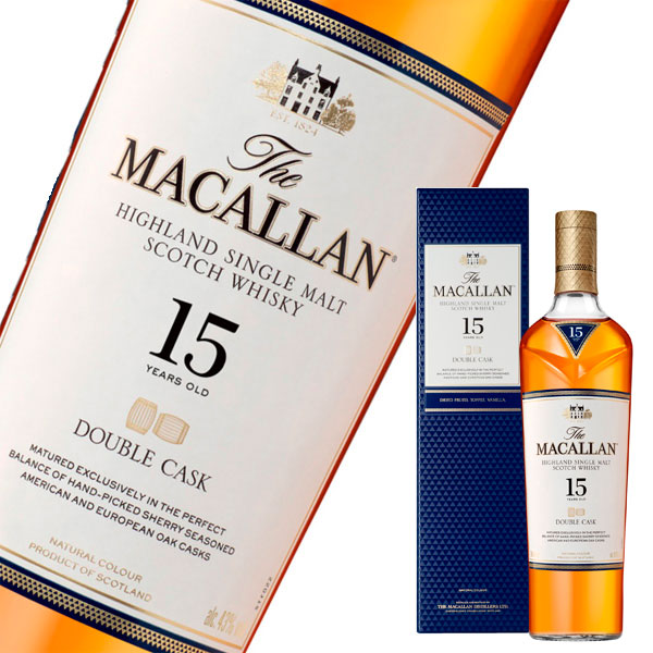 マッカラン 15年 ダブルカスク The MACALLAN DOUBLE CASK 700ml 43