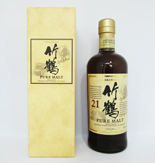 楽天市場】竹鶴21年 ピュアモルト 43度 700ml （専用BOX入） : 中央酒販