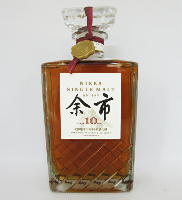 古酒ニッカウヰスキー 余市 10年 700ml 角瓶43% ウイスキー