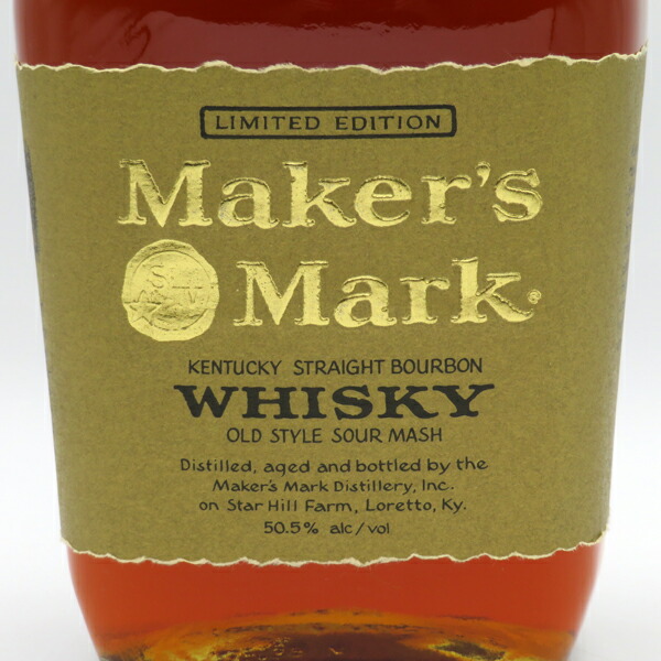 古酒 Maker's Mark リミテッドエディション ゴールドトップ Amazon.co