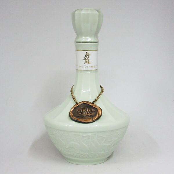 楽天市場】【レトロ：特級表示】竹鶴 青磁陶器 43度 760ml （箱なし