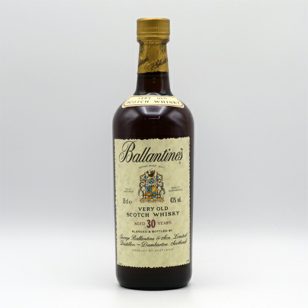 楽天市場】【レトロ】バランタイン30年 43度 750ml 正規品 （箱なし