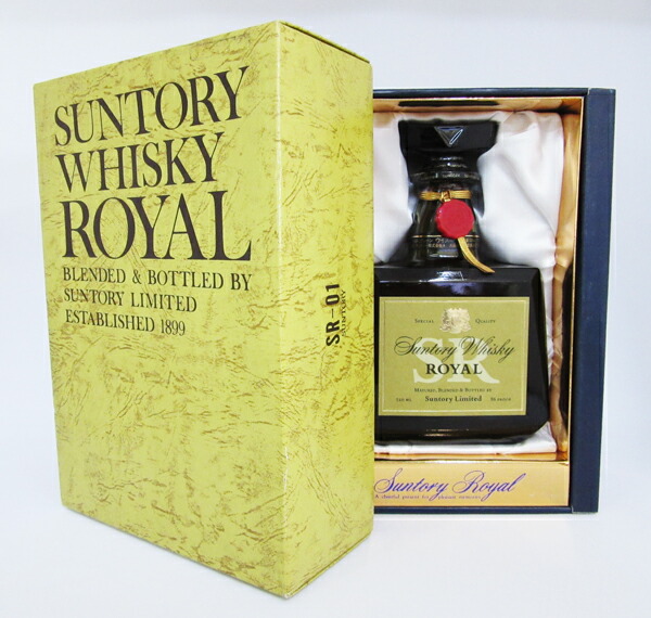 楽天市場】【レトロ】サントリーウイスキー ローヤル SRラベル 43度