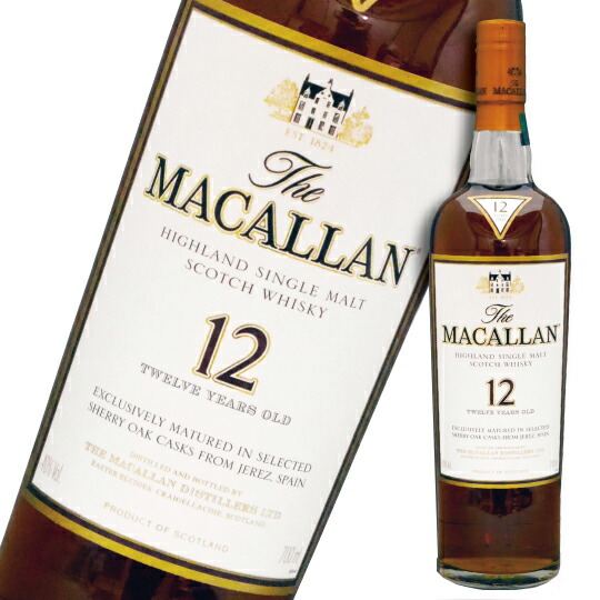 楽天市場】【旧パッケージ】マッカラン12年 シェリーオーク 40度 700ml